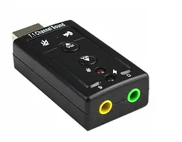 Універсальна звукова карта Primo USB Virtual Audio 7.1 3D Sound Card - мініатюра 2