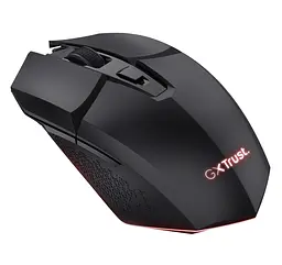 Миша бездротова Trust GXT 110 FELOX, Black, USB 2.4GHz, оптична (сенсор PAW3212), 800 - 4800 dpi, 6 кнопок, акумулятор (25037)
