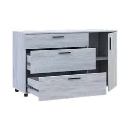 Комод Doros Торн Сосна Натті 3Ш/1Д 135х51.6х80 (41510179) - мініатюра 8