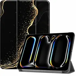 Чохол до планшета BeCover Smart Case Apple iPad Pro 11" M5 2025 Black Abstraction (715971)