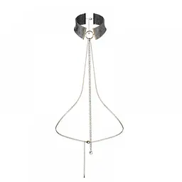 Прикраса на шию Bijoux Indiscrets Desir Metallique Collar (чорний)