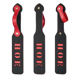 Плеть Rebellion Reign Paddle "Hoe", 38 см (чорний) - мініатюра 10