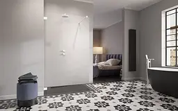 Душова стінка Radaway Essenza Pro White Walk-in 110x200 прозоре скло, білий (10103110-04-01) - мініатюра 2