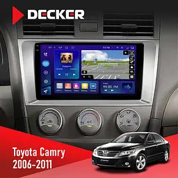 Штатна магнітола Toyota Camry 2006-2011 Decker D10-005 4x64, DSP, 360, 4G, 2k Decker (НФ-00009018)