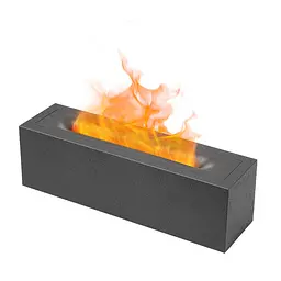 Зволожувач повітря портативний H3 Nordic Style Flame аромадифузор електричний, ефект полум'я, ПОДАРУНОК + 2 Арома олії Kinscoter 24,9х6,6х7,7 см hoz0012415
