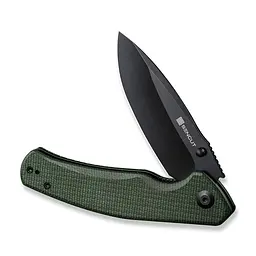 Ніж cкладний Sencut Slashkin S20066-3 зелений Micarta чорне лезо - мініатюра 3