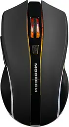 Мишка Modecom MC-WRM1, бездротова, зарядка, 3кн., 1600dpi, чорна (M-MC-WRM1-100)