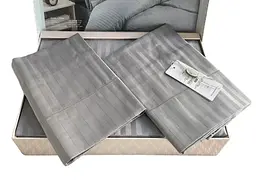 Постільна білизна Rails Grey Сатин Преміум Maison D'or pbe0050981 - мініатюра 2