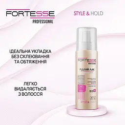 Рідкий лак для волосся Fortesse Professional Style&Hold Ультрасильна фіксація, 150 мл - мініатюра 3