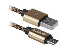 Кабель Defender USB08-03T PRO Gold 1м (87800)