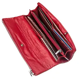 Шкіряний жіночий гаманець ST Leather 20091 червоний - мініатюра 6
