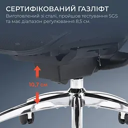 Ігрове крісло Sihoo DORO C300 Pro Mesh Black (DORO-C300-PRO-M101) - мініатюра 9