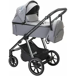 Коляска Espiro Bueno 2022 307 Gray Feather, універсальна 2 в 1, сіра (205163) - мініатюра 8