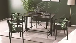 Стіл-книга трансформер Оріон 3 Ferrum-decor 750x1150x880 Чорний метал ДСП Венге Магія 16 мм (FRD-105631) - мініатюра 5