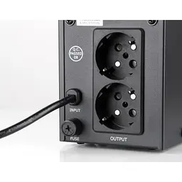 Пристрій безперебійного живлення Vinga LED 600VA metal case (VPE-600M) - мініатюра 4