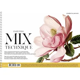 Альбом Muse MixTechnique на спіралі A4 20 аркушів в асортименті (PB-SC-020-347)