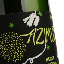 Ігристе вино Azimut Brut Nature біле брют-натюр 0.75 л - мініатюра 3