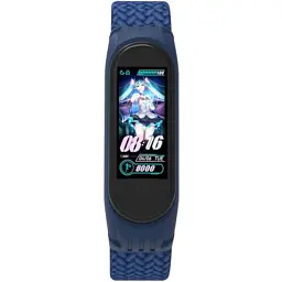 Ремінець до фітнес браслета Armorstandart Braided Solo Loop для Xiaomi Mi Band 4/5/6 Blue size M (ARM58764) - мініатюра 2