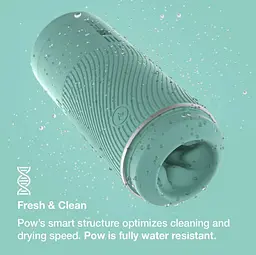 Мастурбатор чоловічий Arcwave Pow Stroker Mint контроль всмоктування, CleanTech силікон, футляр - мініатюра 6