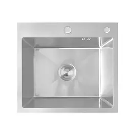 Кухонна мийка Mixxus MH5045 Nano-Silver нержавіюча сталь MX1925, Нержавіюча сталь