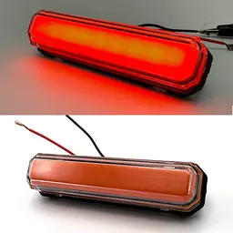 LED Габарит Thoc Auto 85 х 20 мм 12/24V 9 діод Неоновий Червоний (ТН-962) 1 шт. - мініатюра 2