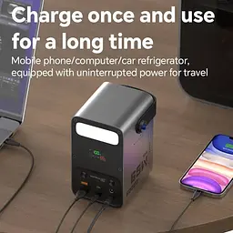 Потужний PowerBank 60000 mAh 65 W PD для ноутбуків з DC виходом та ліхтарем - мініатюра 3
