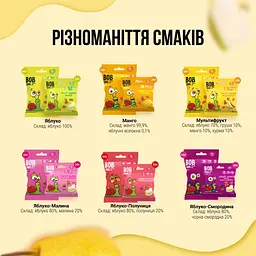 Натуральні снеки для дітей Bob Snail Яблуко та груша 40 г - мініатюра 3