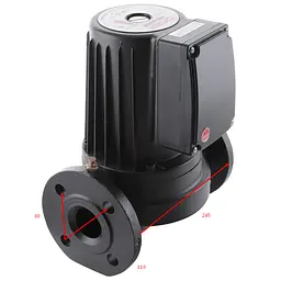 Насос циркуляційний фланцевий Koer Grs 40/10F, Н=10М, Q=18кбМ, P=550 Вт KP2769 - мініатюра 2