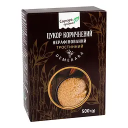 Цукор Demerara Саркара тростинний, нерафінований, коричневий 05 кг (827137) - мініатюра 2