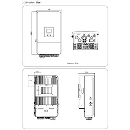 Сонячний інвертор Deye SUN-10K-SG05LP3-EU-SM2 10kW WiFi (SUN-10K-SG05LP3-EU-SM2) - мініатюра 4