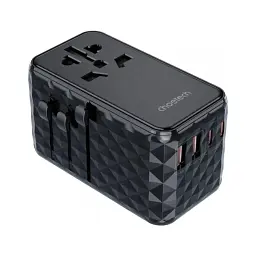 Зарядний пристрій Choetech 4xUSB 100W PD (2хUSB-C+2хUSB-A) сharger diamond model black (PD6028-BK) - мініатюра 2