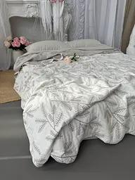 Плед-покривало COLORFUL HOME Forest муслінове молочне 210х250 см - мініатюра 6