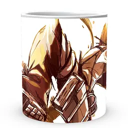 Кухоль GeekLand Атака Титанів Attack on Titan Ерен Єгер атака AT.02.64 330 мл білий - мініатюра 2