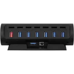 USB-Хаб Streamplify HUB CTRL 7-RGB-EU-F, чорний - мініатюра 7