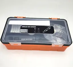Ручний міні дриль гравер фрезер акумуляторний з насадками шліфувальна машинка 50 в 1 в кейсі UKC - мініатюра 5