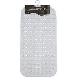 Килимок для ванної масажний Eco Fabric Сфери 70х37 см прозоро-білий (7037-001) - мініатюра 3