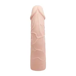 Насадка на пеніс Baile Penis Sleeve Flesh 6" 17 см тілесний - мініатюра 3