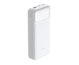 Акумулятор портативний літій-іонний D-Link Power Bank 20000мА*рік, 65Вт PD 3.0, QC 3.0, 2xUSB-C, 1xUSB-A з дисплеєм, білий - мініатюра 7