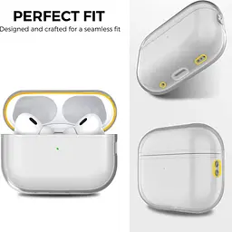 Чохол AhaStyle Transparent Case для Airpods Pro 2 Black [133860] - мініатюра 5