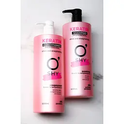 Шампунь O'Shy Keratin Professional, блиск та випрямлення, 1 л - мініатюра 2