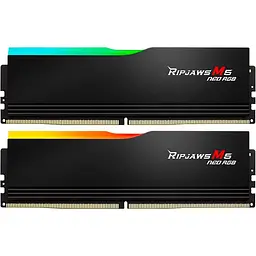 Модуль пам'яті G.Skill DDR5 32GB (2x16) Ripjaws M5 Neo 6000Mhz RGB Black AMD EXPO (F5-6000J2836G16GX2-RM5NRK)