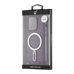 Чохол Jinduka Leather Ringo iPhone 15 Pro Purple - мініатюра 2