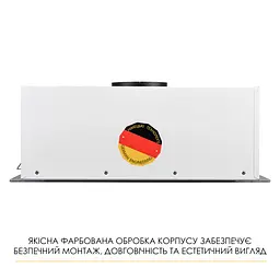 Витяжка повновбудована WEILOR LUMINA WBG 69 WHITE SILENCE - мініатюра 14