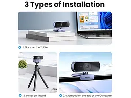 Веб-камера UGREEN CM678 USB HD Webcam (15728) - мініатюра 3