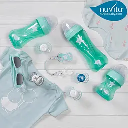 Пустушка Nuvita 7067 Air55 Explorer симетрична 0m+ (зебра пінгвін) 2 шт NV7067N - мініатюра 8