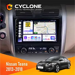 Штатна магнітола Nissan Teana 2013-2018 Cyclone C10-011 4x64, DSP Cyclone (НФ-00005275)
