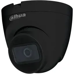 Камера HDCVI Dahua DH-HAC-HDW1200TRQP-BE (2.8мм), Black, 2 Мп, 1/2.7" CMOS, 1920х1080, f=2.8 мм, -40°C ~ +50°C, ІЧ підсвічування до 25 м, день/ніч, IP50, пластик