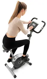 Велотренажер магнітний Hop-Sport HS-2050H Sonic сріблястий - мініатюра 5
