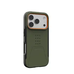 Чохол до мобільного телефона UAG iPhone 17 Pro Civilian MagSafe Olive/Orange (114545117297) - мініатюра 4