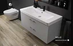 Умивальник меблевий Cersanit Mille 100х48 см K11-2324 30412 - мініатюра 8